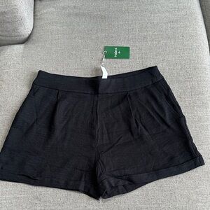 Halara Black Women's Shorts with side zipper